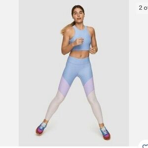 Outdoor Voices 7/8 Spring Leggings Lilac/Lavender/Dahlia Size Small